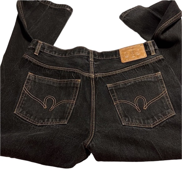 Mens Rocawear denim Company jeans Black with colored stitching W 38 L 34 - Picture 1 of 9